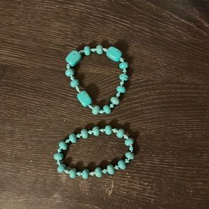 Premier Designs faux turquoise bracelets